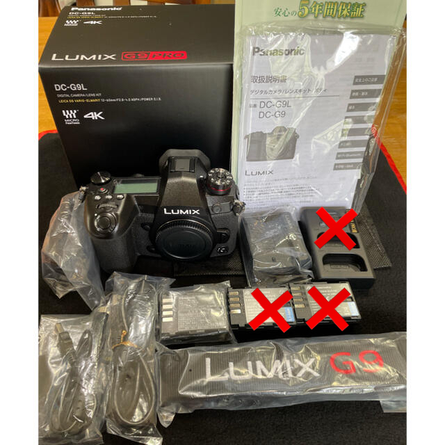 P - シャッター数3449枚 P LUMIX G9PROボディ【美品】の通販 by k&
