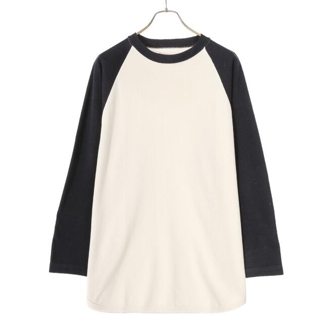 blurhms Silk Cotton Baseball Raglan Teeトップス