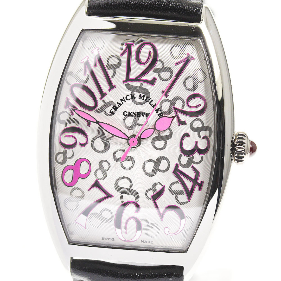 FRANCK MULLER(フランクミュラー)の☆良品【FRANCK MULLER】フランクミュラー トノーカーベックス ピンクーオーキッド 5850B.SC 自動巻き メンズ_702983 メンズの時計(腕時計(アナログ))の商品写真