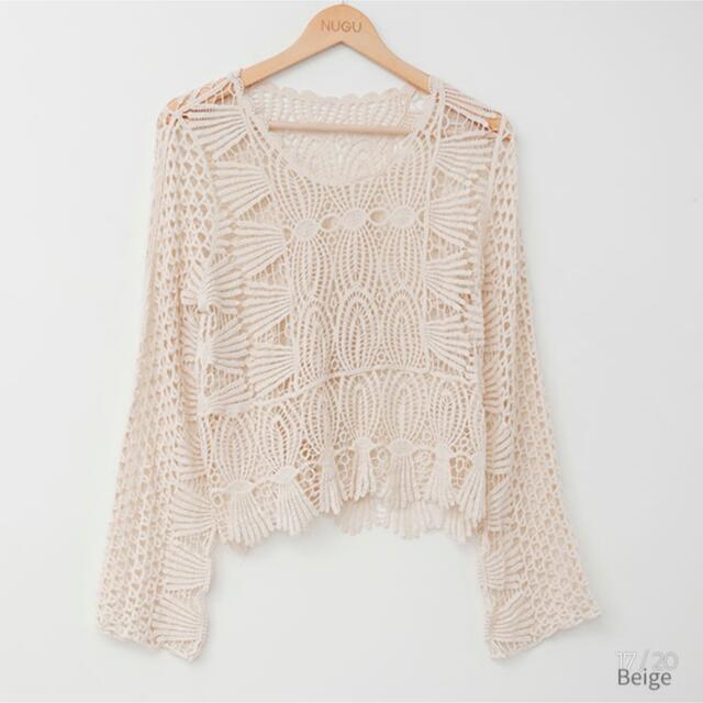 mecherie / Lady crochet top レディースのトップス(カットソー(長袖/七分))の商品写真