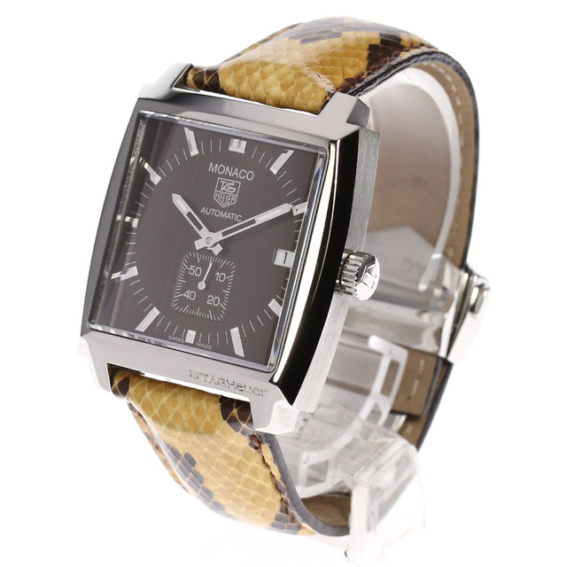 TAG Heuer(タグホイヤー)の☆良品【TAG HEUER】タグホイヤー モナコ デイト スモールセコンド WW2115 自動巻き メンズ_699243 メンズの時計(腕時計(アナログ))の商品写真