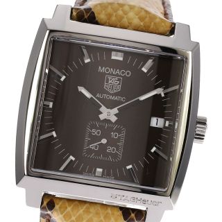 タグホイヤー(TAG Heuer)の☆良品【TAG HEUER】タグホイヤー モナコ デイト スモールセコンド WW2115 自動巻き メンズ_699243(腕時計(アナログ))