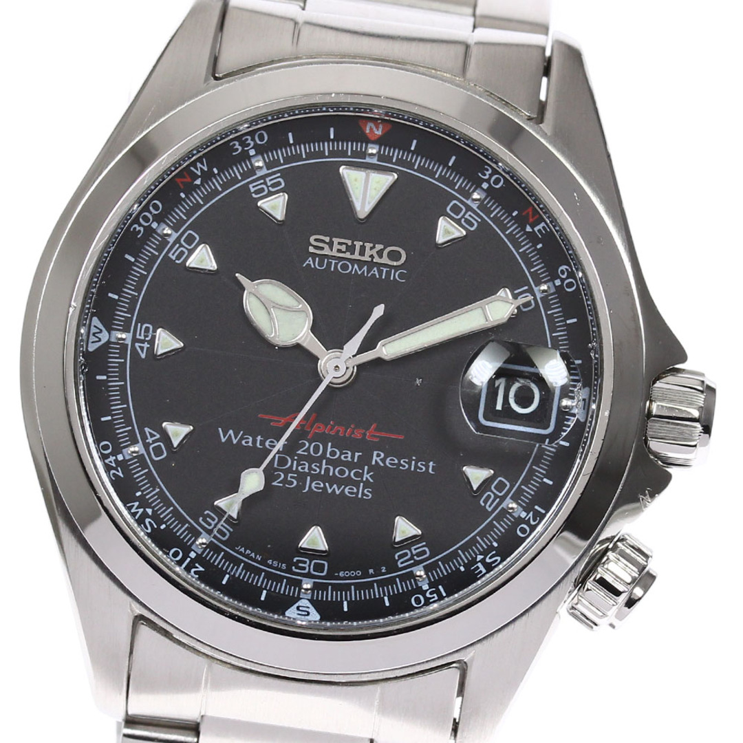 当店の記念日 SEIKO - 【SEIKO】セイコー アルピニスト デイト 4S15-6000/SCVF005 自動巻き メンズ_698600  腕時計(アナログ) 