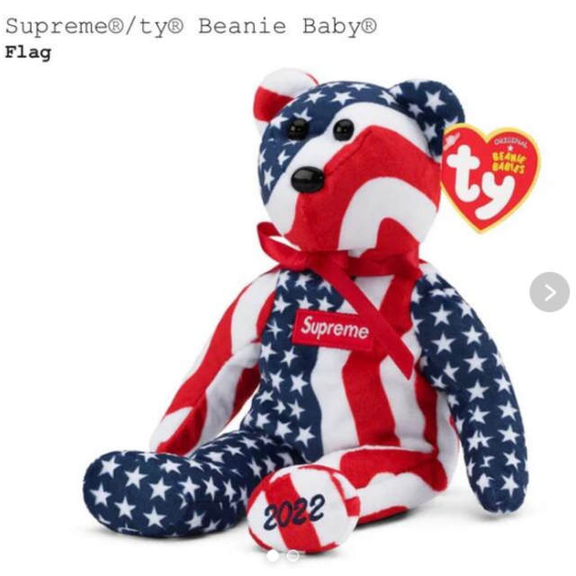 supreme　ty Beanie Baby　Flag エンタメ/ホビーのおもちゃ/ぬいぐるみ(ぬいぐるみ)の商品写真