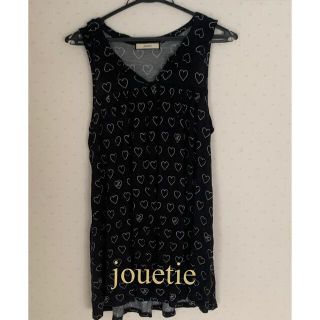 ジュエティ(jouetie)の【jouetie】 ハート柄　トップス(シャツ/ブラウス(半袖/袖なし))