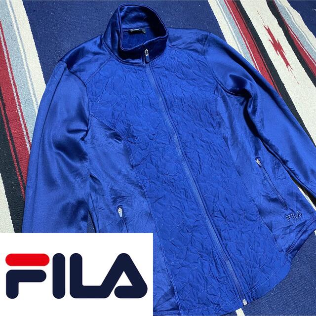 FILA(フィラ)の90s 古着 フィラ トラックジャケット ジャージ 刺繍ロゴ ゆるだぼ メンズのトップス(ジャージ)の商品写真