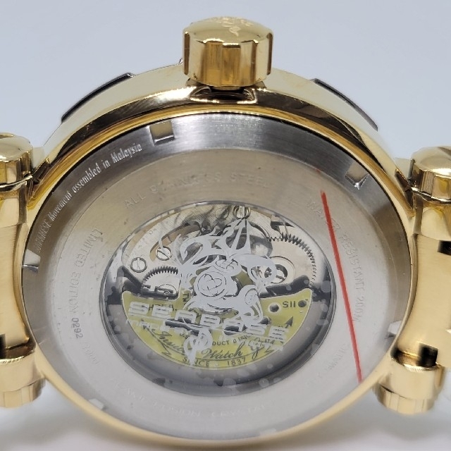 INVICTA(インビクタ)の【限定モデル】Invicta 48mm シーベース オート ゴールド＆パープル メンズの時計(腕時計(アナログ))の商品写真