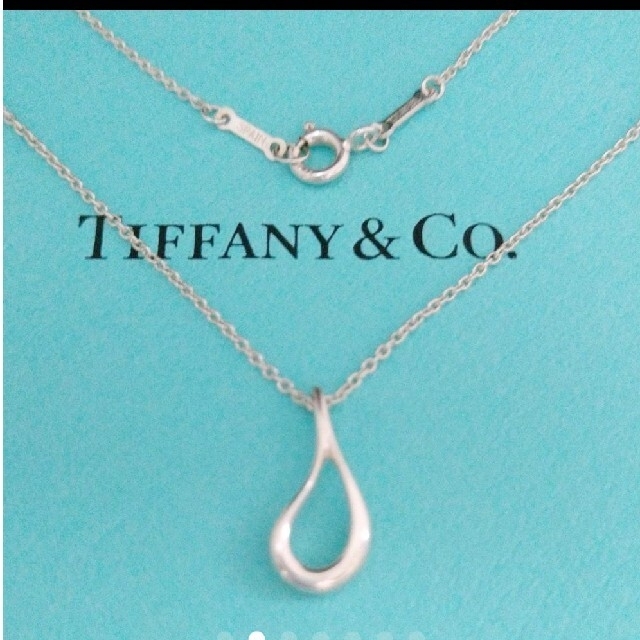 ＊美品＊TIFFANY ティファニー オープンティアドロップネックレス レディースのアクセサリー(ネックレス)の商品写真