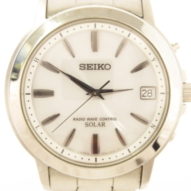 新品最安値 SEIKO セイコー スピリット 腕時計 電波ソーラー SS 7B52-0AF0 シルバーの通販 by ベクトル  ラクマ店｜セイコーならラクマ