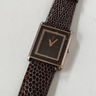 サンローラン(Saint Laurent)のジャンク　イヴ・サンローラン　レザー　CITIZEN　シチズン　腕時計(腕時計)