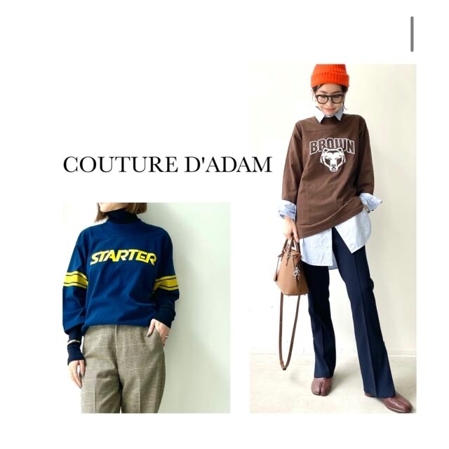 COUTURE D'ADAM♦︎ STARTER Logo 7ブソデ Tsh | so80.com.br