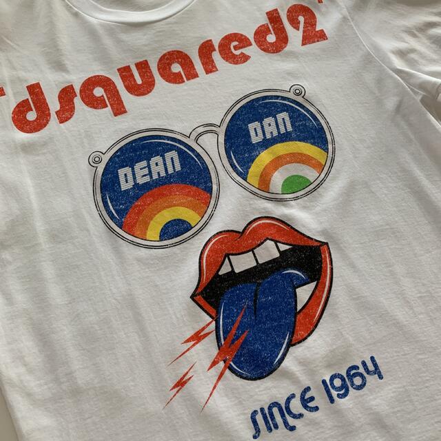 DSQUARED2(ディースクエアード)の美品 DSQUARED2 ディースクエアード ロゴ Tシャツ S メンズのトップス(Tシャツ/カットソー(半袖/袖なし))の商品写真