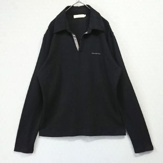 カルバンクライン(Calvin Klein)の【レア！】カルバンクライン  ジーンズ   Vネック長袖ポロシャツ(ポロシャツ)