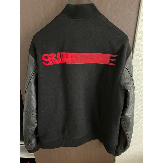 Supreme motion logo varsity jacket スタジャン