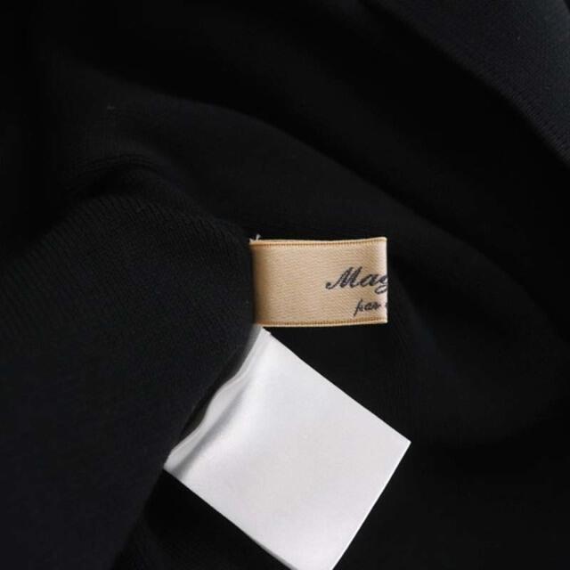 Maglie par ef-de(マーリエパーエフデ)のマーリエパーエフデ 衿付きニット カットソー 長袖 パール 7 黒 白 レディースのトップス(ニット/セーター)の商品写真