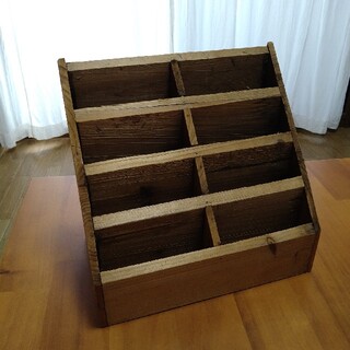 木製ボックス レターボックス 木の小物入れ ウッドボックス(ケース/ボックス)