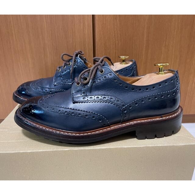 Tricker's Bourton ネイビー(UK7.5)-