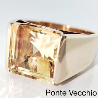 ポンテヴェキオ(PonteVecchio)のPonte Vecchio ポンテヴェキオ 750YG シトリン リングジュウル(リング(指輪))