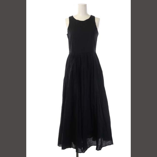 マリハ 夏のレディのドレス ワンピース ロング ノースリーブ フレア 黒のサムネイル
