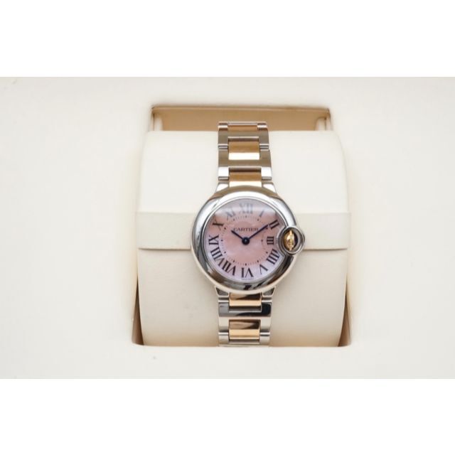 Cartier - ♡超美品♡カルティエ バロンブルー SM ピンクシェル 腕時計 W6920034