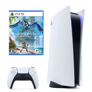 プレイステーション(PlayStation)のPlayStation5 + Horizon Forbidden Westセット(家庭用ゲーム機本体)