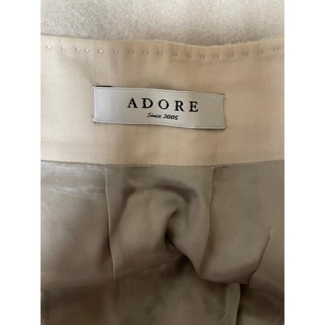 ADORE(アドーア)のアドーア　ADORE　モコ生地　スカート レディースのスカート(ミニスカート)の商品写真