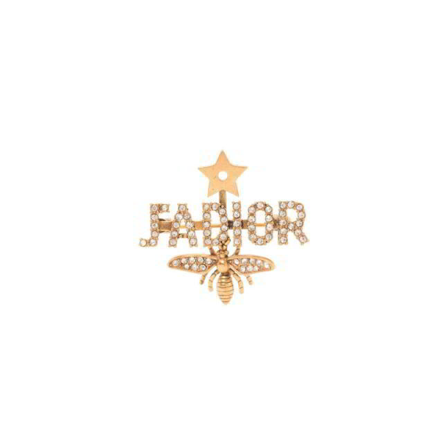 Christian Dior - Christian Dior ゴールド ラインストーン ビー