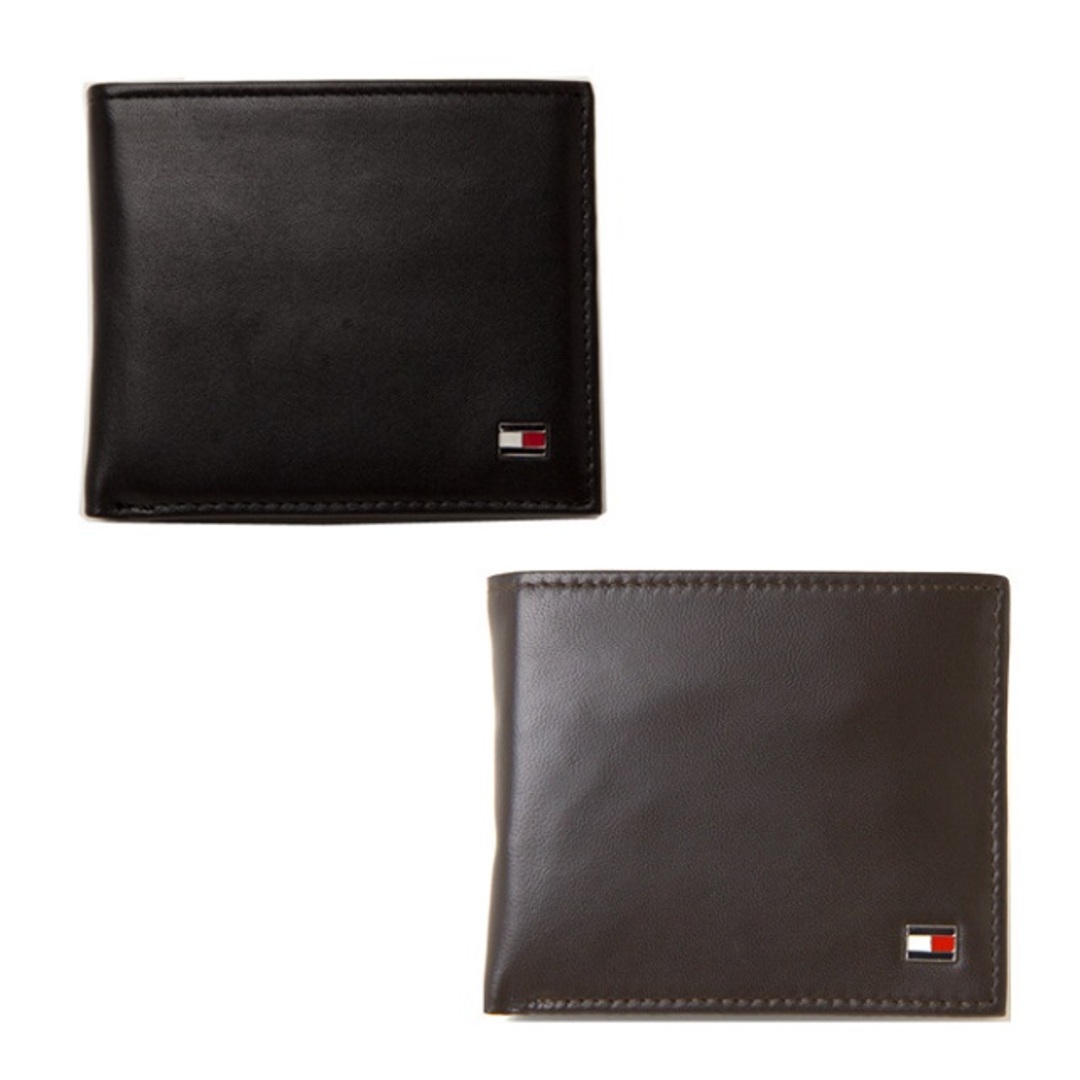 TOMMY HILFIGER(トミーヒルフィガー)のトミーヒルフィガー 専属BOX付き 折財布 31tl25x003 BLACK メンズのファッション小物(折り財布)の商品写真