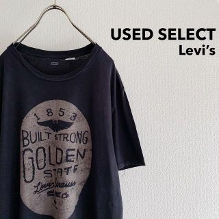 リーバイス(Levi's)の古長 “Levi’s” Printed T-shirt / リーバイス 黒(Tシャツ/カットソー(半袖/袖なし))