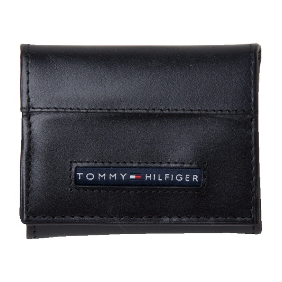 TOMMY HILFIGER(トミーヒルフィガー)のトミーヒルフィガー 専属BOX付き 小銭入れ 31tl25x024 BLACK メンズのファッション小物(コインケース/小銭入れ)の商品写真