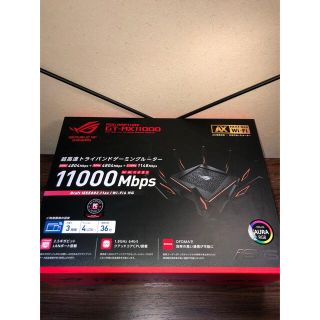 エイスース(ASUS)のROG Rapture GT-AX11000 ハイエンドモデル(PC周辺機器)