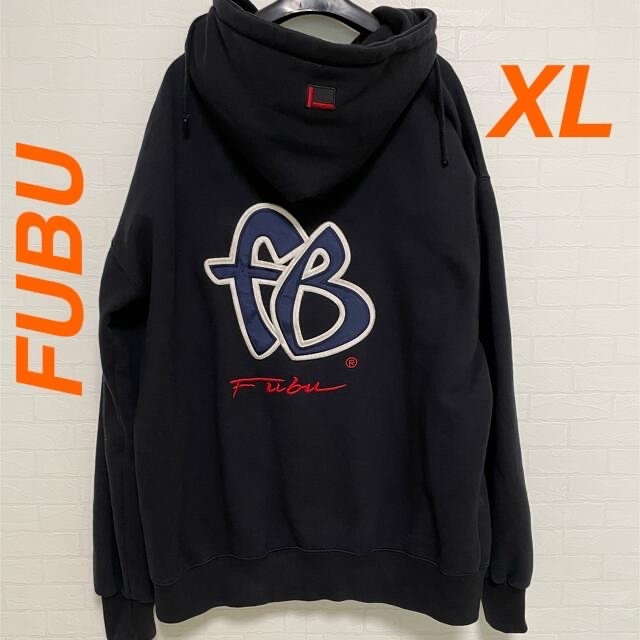 希少 デッドストック fubu 刺繍ロゴパーカー - パーカー