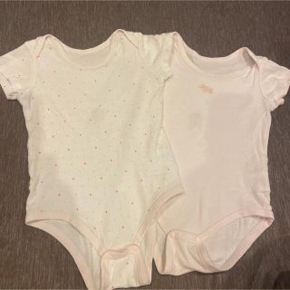 イオン(AEON)の肌着 ロンパース　90 2枚セット　女の子(下着)