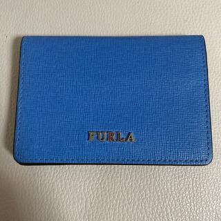 フルラ(Furla)のFURLA☆名刺入れ☆ブルー(名刺入れ/定期入れ)