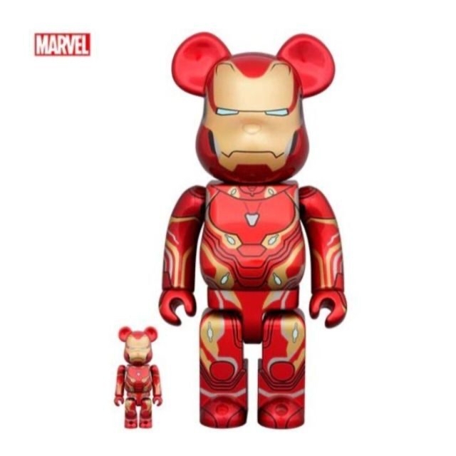 BE@RBRICK IRON MAN MARK 50 100% & 400%