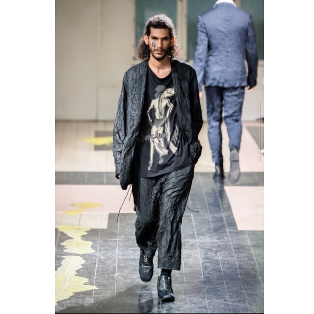 最高の品質の Yohji シワ加工サルエルパンツ 16ss ヨウジヤマモト
