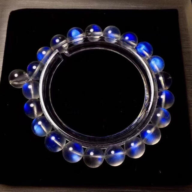 天然】ムーンストーン ペリステライト ブレスレット 8.6mm duniasapi.com