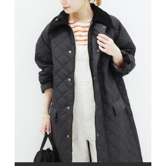 Barbour(バーブァー)の美品♡︎別注BarbourOS BURGHLEY QUILT exclusive レディースのジャケット/アウター(ロングコート)の商品写真