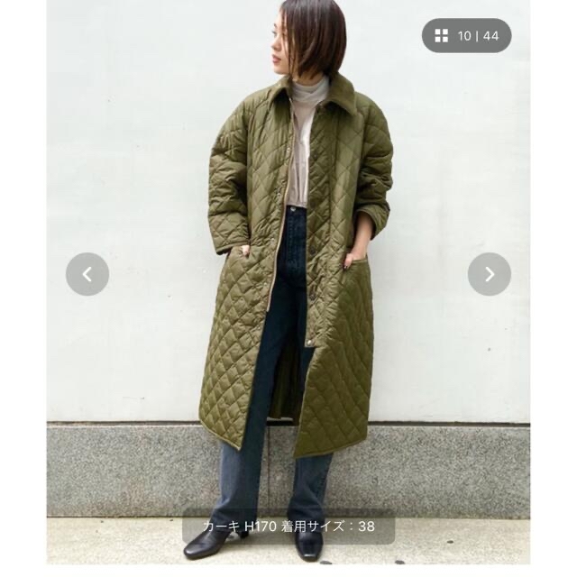 Barbour(バーブァー)の美品♡︎別注BarbourOS BURGHLEY QUILT exclusive レディースのジャケット/アウター(ロングコート)の商品写真