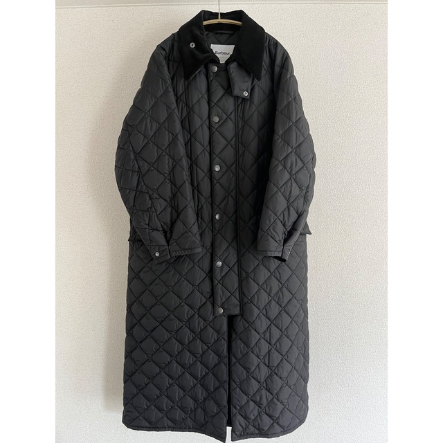 Barbour(バーブァー)の美品♡︎別注BarbourOS BURGHLEY QUILT exclusive レディースのジャケット/アウター(ロングコート)の商品写真