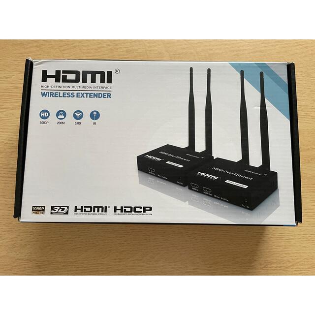 ワンピなど最旬ア！ 無線 HDMIトラスミッタ エクステンダ HDMIキット フルHD4K画面