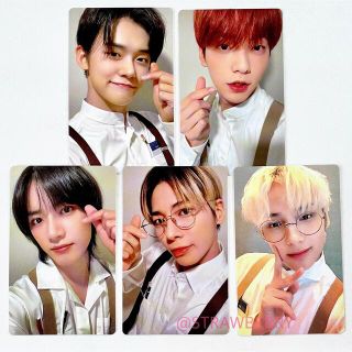 トゥモローバイトゥギャザー(TOMORROW X TOGETHER)のtxt JAPAN FC 継続 更新 特典 トレカ 5枚 コンプリート コンプ(K-POP/アジア)