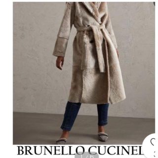 ブルネロクチネリ(BRUNELLO CUCINELLI)の2021-22 AWムートンリバーシブルコート(ムートンコート)