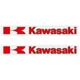 ＜01＞ カッティングシート　KAWASAKI　カワサキ　２枚セット　ステッカー(その他)