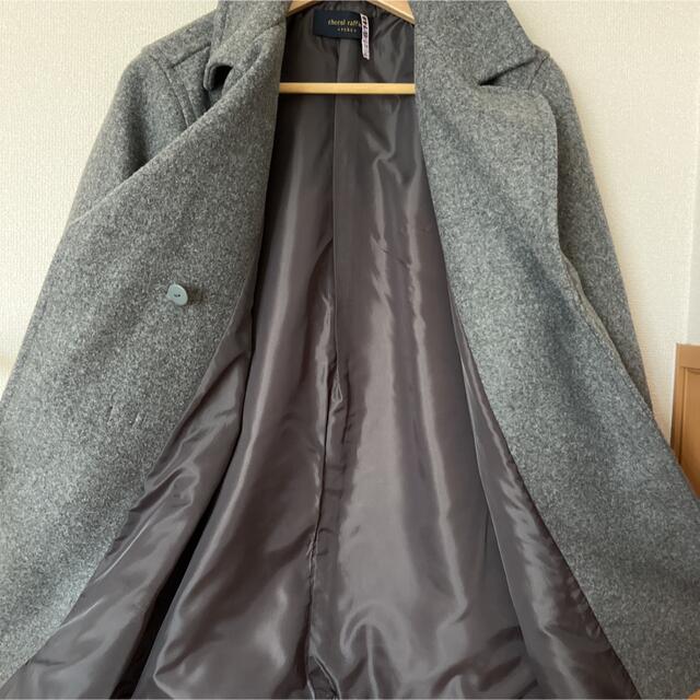 ダッフルコート　スクールコート　グレー レディースのジャケット/アウター(ダッフルコート)の商品写真