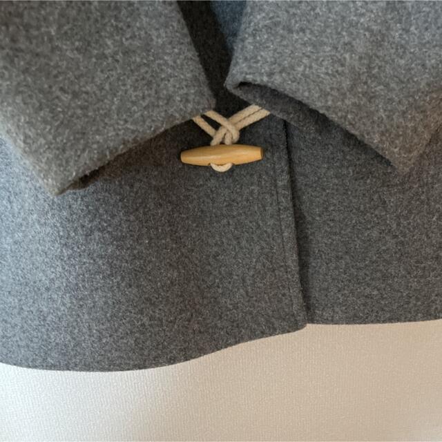 ダッフルコート　スクールコート　グレー レディースのジャケット/アウター(ダッフルコート)の商品写真