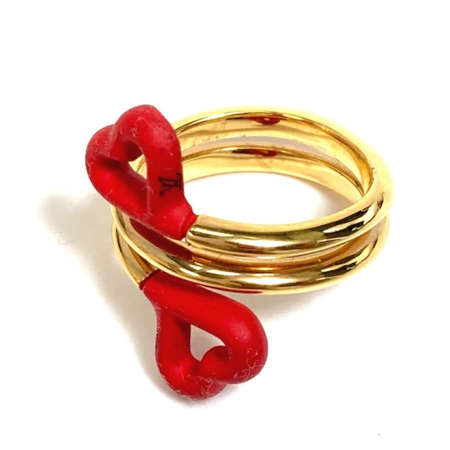 ルイヴィトン LOUIS VUITTON Wハート ヴィンテージ アクセサリー