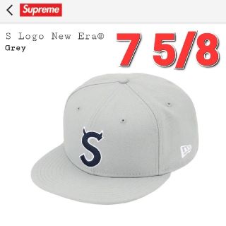 シュプリーム(Supreme)の【7 5/8】Supreme S Logo New Era "Grey"(キャップ)