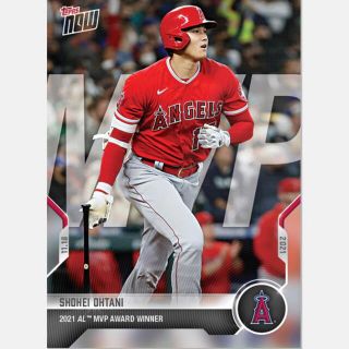 ホッカイドウニホンハムファイターズ(北海道日本ハムファイターズ)の大谷翔平 Topps now OS-40 MVP記念(スポーツ選手)