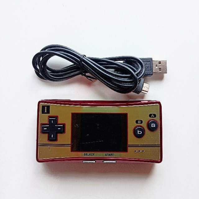 ゲームボーイミクロ ファミコン GAME BOY micro 充電ケーブル付